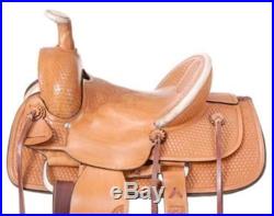 12 Inch Liberty Youth Western Roper Saddle Light Oil Leather