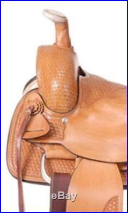 12 Inch Liberty Youth Western Roper Saddle Light Oil Leather