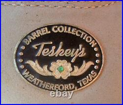 14 14.5 Teskey's Texas Barrel Collection Used Western Saddle & Pleasure Trail