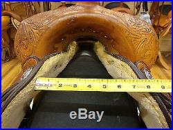 14 1/2-15 CIRCLE Y PARK AND TRAIL WESTERN PLEASURE/SHOW SADDLE