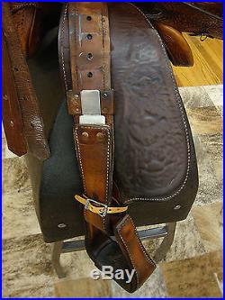 14 1/2-15 CIRCLE Y PARK AND TRAIL WESTERN PLEASURE/SHOW SADDLE