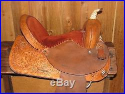 14 1/2 Used Circle Y Barrel Saddle (Made in Yoakum, Texas USA)