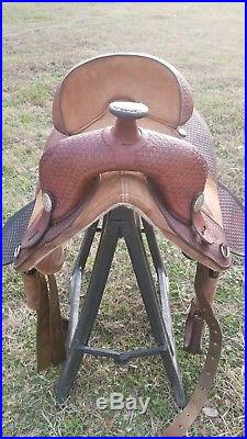 14 1\2 bob marshall circle y treeless barrel saddle