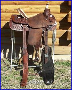 14.5 15 Western Roper SRS Paul Taylor Roping Saddle also good Pleasure Trail