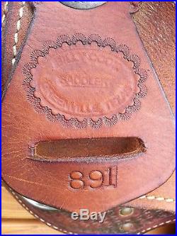 14.5 Billy Cook Barrel Racing Saddle Made in Texas No Reserve