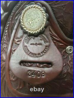 14.5 Used Billy Royal Western Show Saddle 170-661