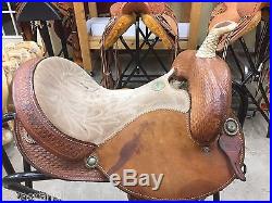 14 Billy Cook Barrel Saddle Greenville Tx @ Texas Ranch Outfitters Yantis Texas