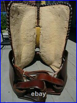 14'' Billy Royal Silver Trimmed Equitation Western Show Saddle QH BARS #39111