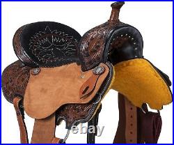 14 Western Barrel Saddle Hawley by Royal King Light Oil or Two Tone