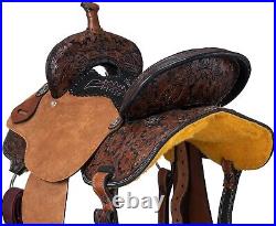 14 Western Barrel Saddle Hawley by Royal King Light Oil or Two Tone