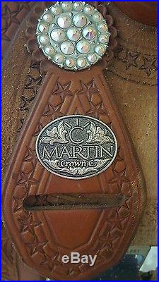 14 inch Martin crown c barrel saddle racing 8 inch gullet