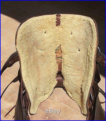 15.5 16 Circly Y Ranch Roping Pleasure and Trail Quality Used Western Saddle
