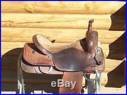 15.5 16 Western Cutter Billy Cook Cutting Saddle also good Pleasure Trail