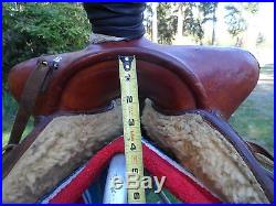 15.5 BROKEN HORN Saddlery Custom Western Ranch Trail Saddle