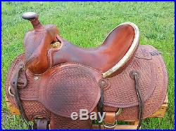 15.5 Billy Cook Ranch Roping Saddle (Made in Sulphur, Oklahoma)
