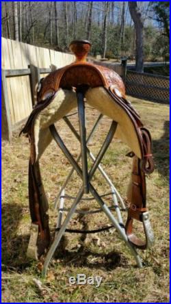 15.5 Phil Harris silver show saddle