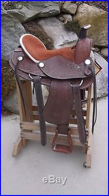 15.5 San Marcos Rancher Roper A fork Western Saddle Horse Tack