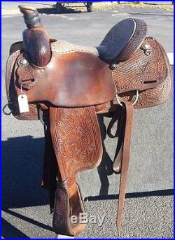 15.5 Tod Sloan Roping Custom Made Saddle Cuero, TX