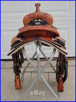 15 BILLY COOK Western Horse Barrel Racing Saddle #284 Lightly Used
