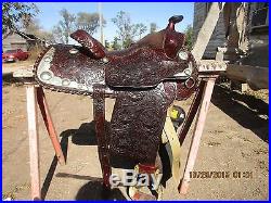 15 Billy Cook Western Show Saddle-SQHB