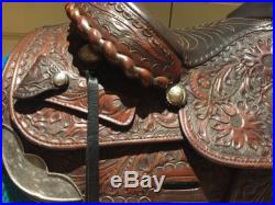 15 Circle Y Saddle With Matching Breast Collar