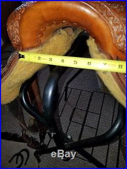 15 Jays Custom leather Cutting saddle