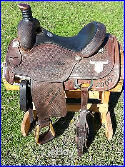 15 Martin Saddlery Roping Saddle (Team Roper) Made in Texas