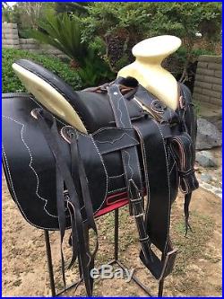 15' Mexican Charro Saddle. Montura Charra