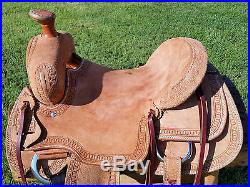 15 Teskey's Ranch Roping Saddle (Made in Texas)