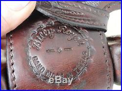 15 Vintage BILLY ROYAL Silver Heart Western Show Horse Saddle STUNNING