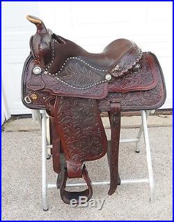 15 Vintage CIRCLE Y Western EQUITATION Saddle w New Cinch MINT