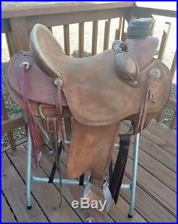 15 Wade Custom Handmade Western Roping Ranch Cowboy Saddle Maker Marked