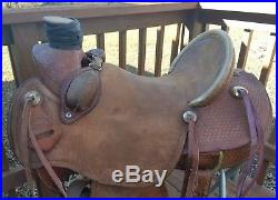 15 Wade Custom Handmade Western Roping Ranch Cowboy Saddle Maker Marked