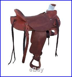 15 Wade Lightweight Ranch Roping Cowboy Saddle, Weighs Less Than 25 Lbs