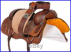 15 Western Roping Roper Cowboy Ranch Horse Pleasure Trail Leather Saddle Tack