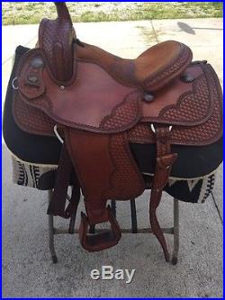 15 inch Black Rhino About The Horse Trail Saddle