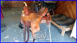 15 inch Circle Y Mckinneys barrel saddle