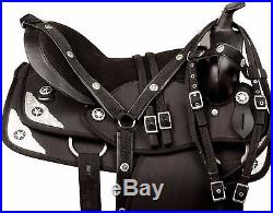 16 17 18 Codura Synthetic Western Pleasure Trail Cowboy Horse Saddle Tack