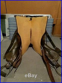 16 1/2 custom Jerry Shaw cutting saddle
