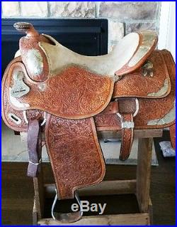 16.5 Circle Y Custom Made Sterling Series Show Saddle, with Matching Tack