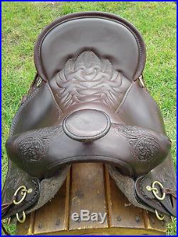 16.5 Tucker Gel Seat Endurance Trail Saddle Made in Texas In New Condition