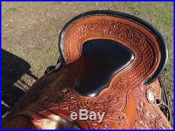 16 ALL LEATHER WESTERN HORSE WADE ROPER ROPING PLEASURE COWBOY RANCH SADDLE