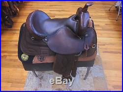 16 Big Horn Western Pleasure/ Trail Half Breed Synthetic Saddle