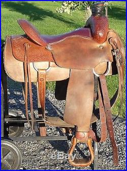 16 Billy Cook Roping Saddle with Flank Cinch #439