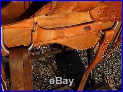 16 Billy Cook Roping Saddle with Flank Cinch #439