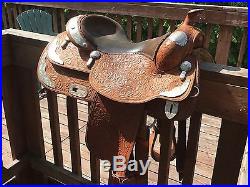16 Billy Cook Show Saddle with 2 Ear Circle Y Headstall And Show Reins