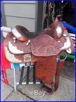 16 Billy Cook Western SHOW Saddle Beautiful Silver Details