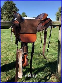 16 Bob Marshall Sports Saddle, treeless saddle