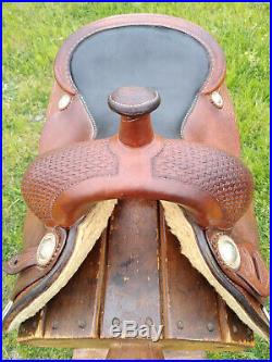 16 Bob's Custom Reined Cowhorse Saddle