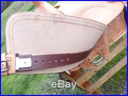16 CLASSIC WESTERN HORSE WADE ROPING ROPER RANCH LEATHER SADDLE PLEASURE TRAIL